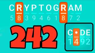 CRYPTOGRAM 242