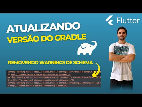 Updating Gradle version and removing schema warnings in Android projects in Flutter.