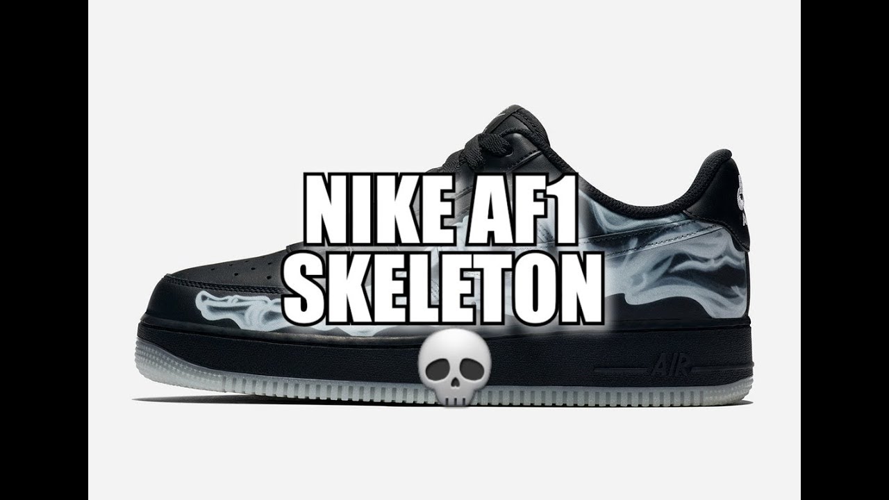 ( FIRST LOOK ) Nike air force 1 " SKELETON " is it worth your money?