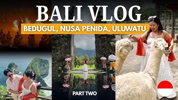 BALI VLOG 🌤️ | Bedugul, Nusa Penida, Uluwatu Tour + Bali Farm House | Part 2