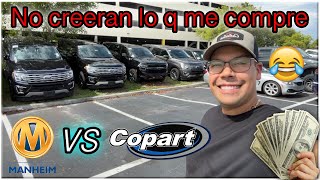 Comprando carros en la subasta en MIAMI #manheim #copart