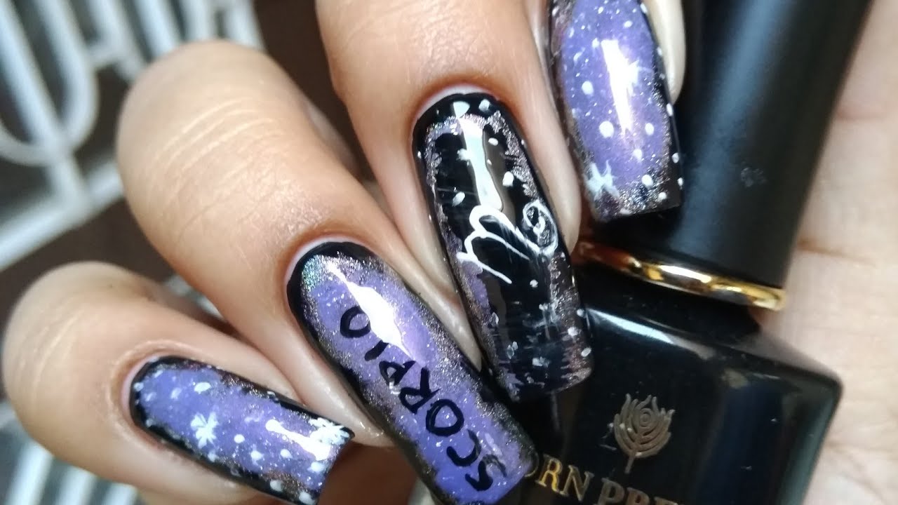 Scorpio Themed Nails - wide 3