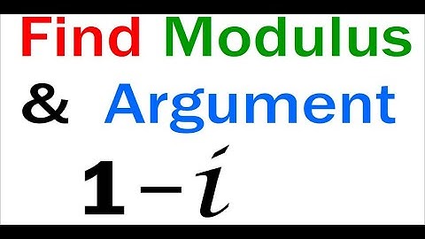 Modulus and Argument of a #complexnumbers #ncertsolutions Question 3 Exercise 5.2  #class11math