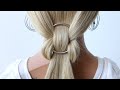 Easy Ponytail using bracelet