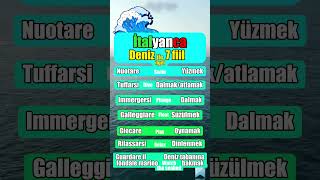 Denizdeyken Kullanılan İtalyanca Fiiller.