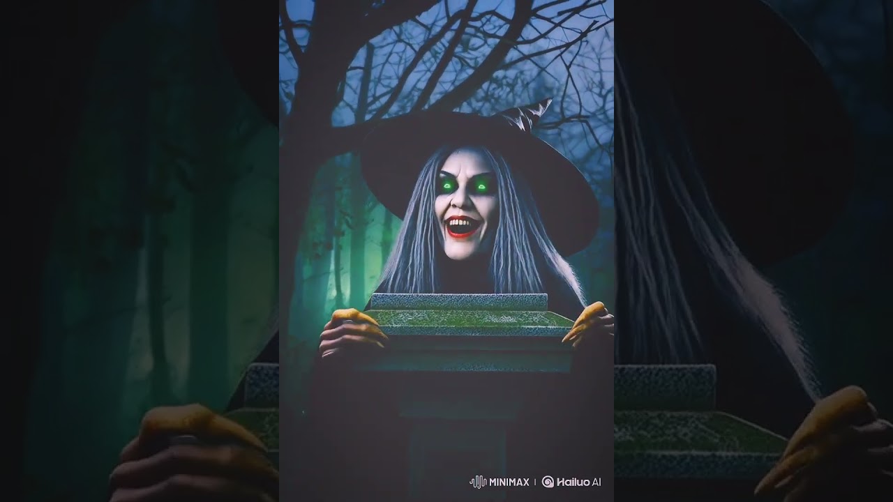 🎃🌙 “Her spell, her laughter, your nightmare begins… 