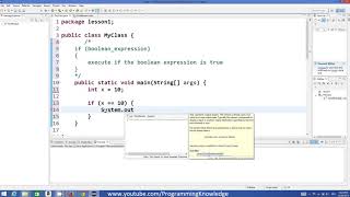 Java Tutorial For Beginners 8    IF     ELSE Statements and Relational Operators