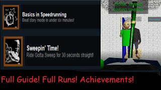 (Guide) Baldi's Basics Classic Remastered: Basics in Speedrunning & Sweepin' Time Achievements