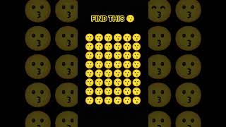 diffrent imogie find challenge #funny #shortvideo #mindtest PART 2