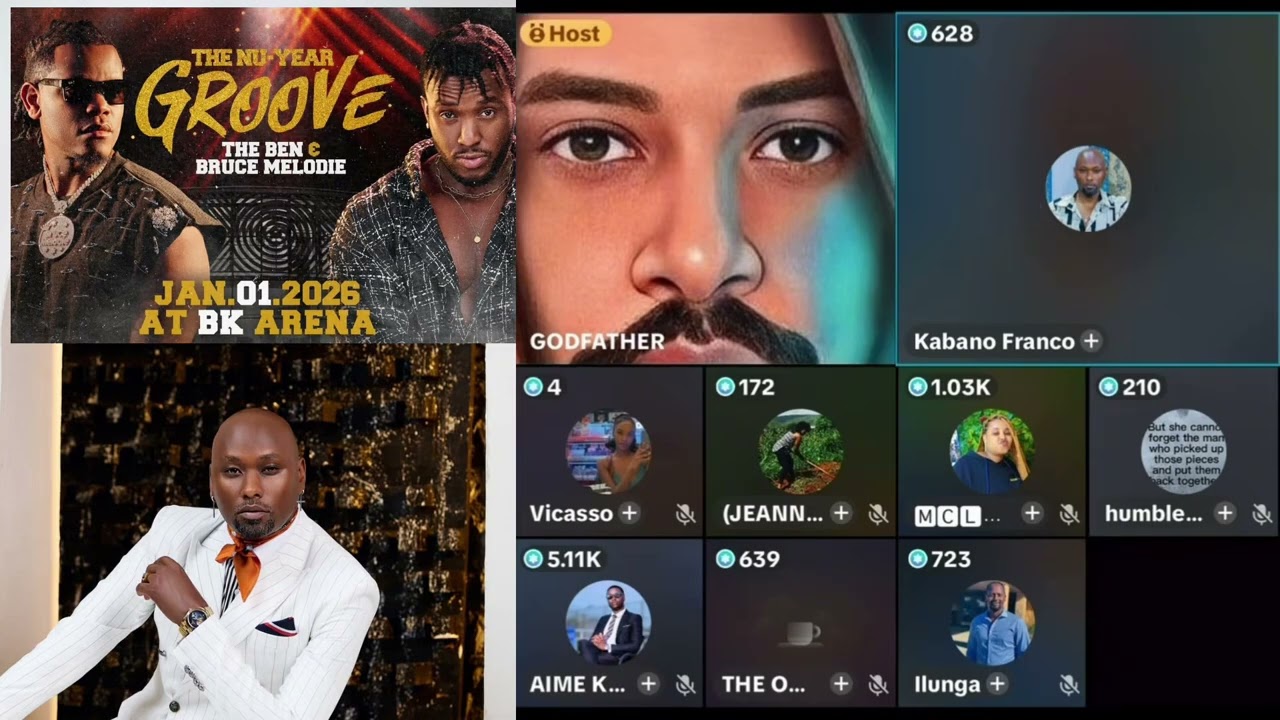 nyuma yigitaramo cya the ben godfather yahise akora live kuri tiktok🔥🔥 umva ibyo kabano franco yavuz