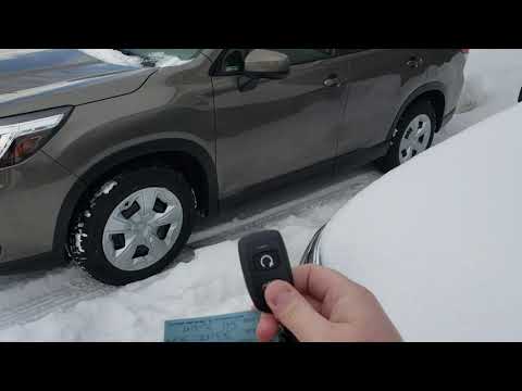 Using the Genuine Subaru Remote Starter accessory