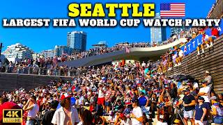 INSANE Scenes in Seattle! 1 Million Fans Celebrate USA World Cup Match 🇺🇸