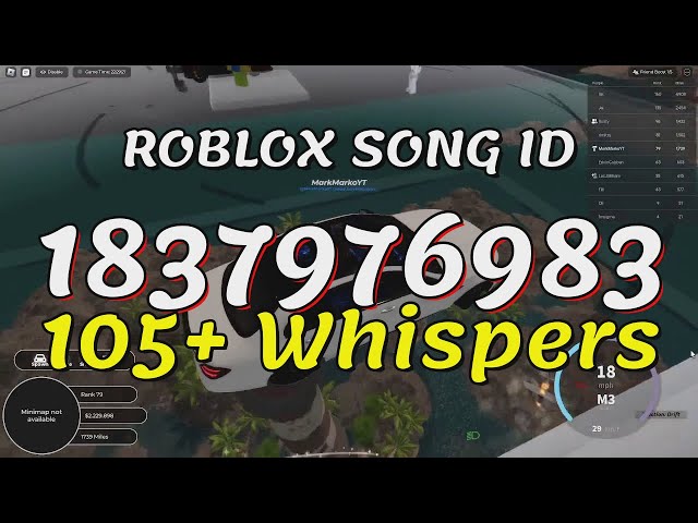 105+ Whispers Roblox Song IDs/Codes - YouTube