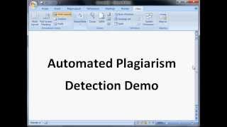 Kosbie's automated plagiarism detector demo