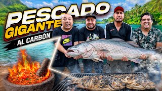 Pescado Enchilado GIGANTE al Carbon 🌶️🔥