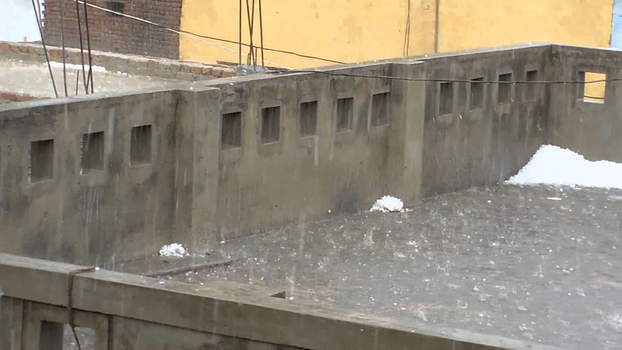 Ice Rain On April 21 2015 Vrindavan YouTube