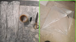 How To Make Ploy Bag Kite Homemade Plastic bag Kite