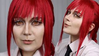 How to Style a Wig | Cheap Wig Glow Up | Makima Cosplay