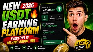 New USDT Earning Platform 2026 🔥 Everyone Is Talking About This