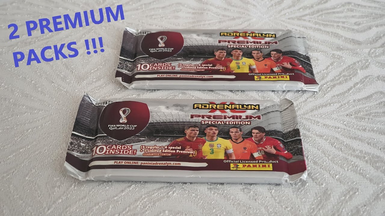 Panini Fifa World Cup Qatar 2022 Adrenalyn XL Premium Card Packs Opening