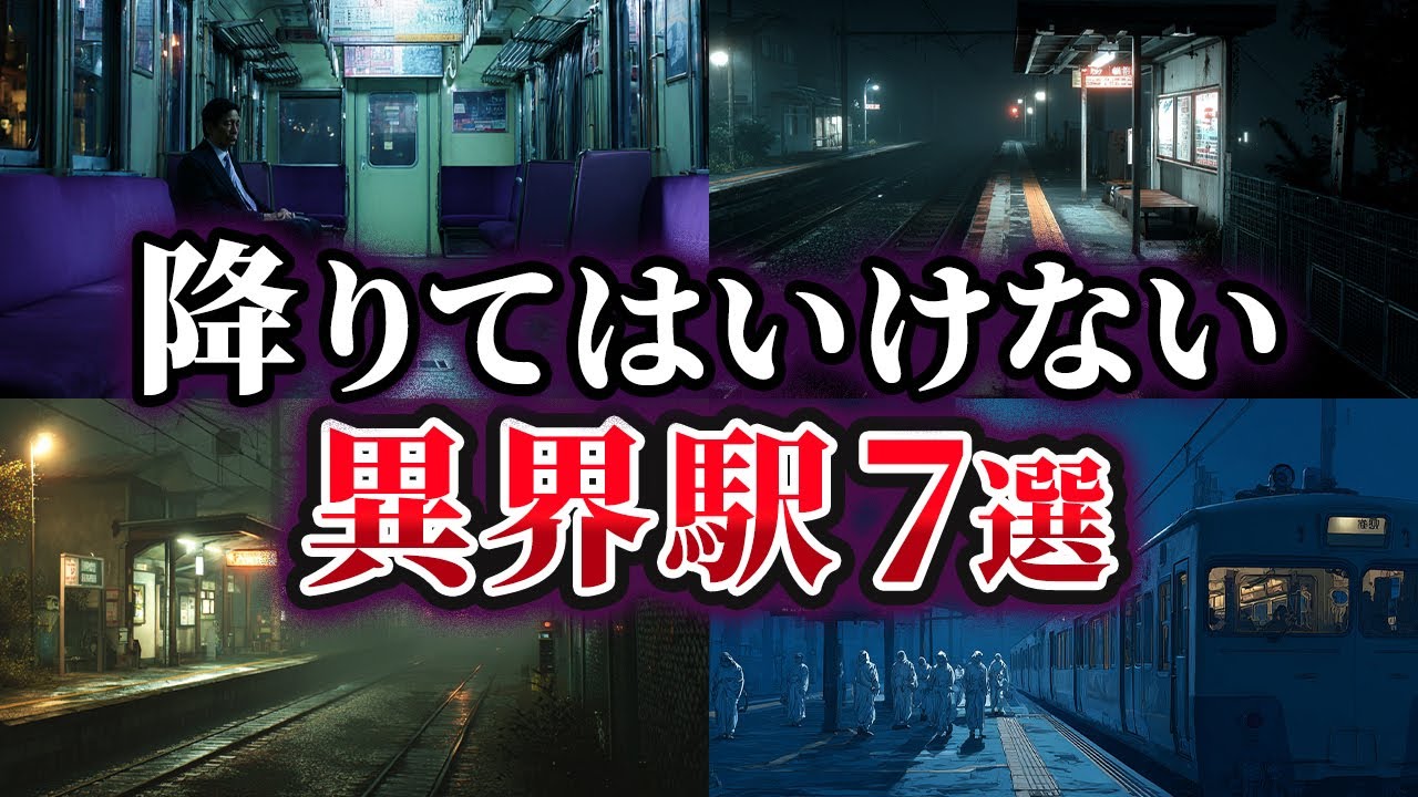 【ゆっくり解説】絶対に降りてはいけない異界駅7選