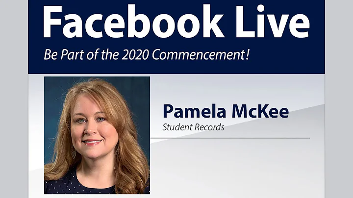 Facebook Live - Pamela McKee talks Virtual Graduat...