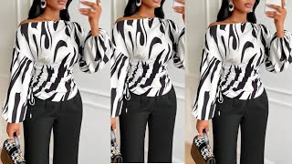 How to Cut & Sew a Ruched Blouse with Drop Shoulder Balloon Sleeves | Easy Sewing Tutorial