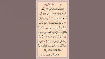 القرآن الكريم سورة البروج صلاح بوخاطر #القرآن_الكريم #راحة_نفسية #اطمئن