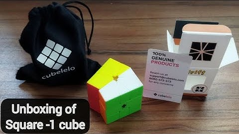 Unboxing of Cubelelo drift square-1 cube || square 1 cube || Review also || #unboxing