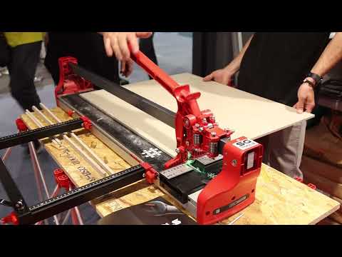 SG TOOLS ručna mašina za sečenje pločica sa laserom 80cm, SG93722-0800 - video 2