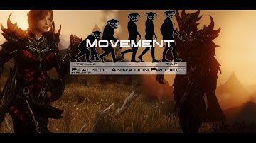 Skyrim SE Realistic Animation Project - Movement SE CONVERSION