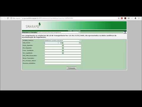 Portal da Transparência Prefeitura de Ourinhos