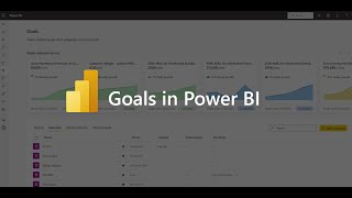 Power BI Goals Demo - How to set up manual and connected goals in a Power BI Goals scorecard