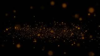 Entrada De Vídeo Com Partículas Douradas Background