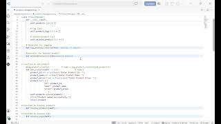 An easy demonstration of Product Management program in Python using class and decorator