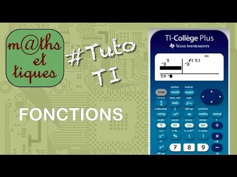 Calculer avec les fonctions - Tutoriel TI-Collège