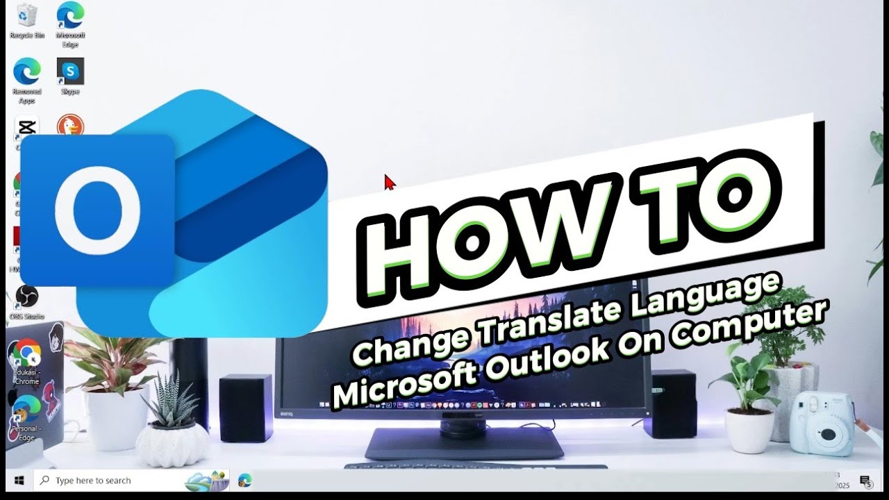 How To Change Translate Language Microsoft Outlook - YouTube