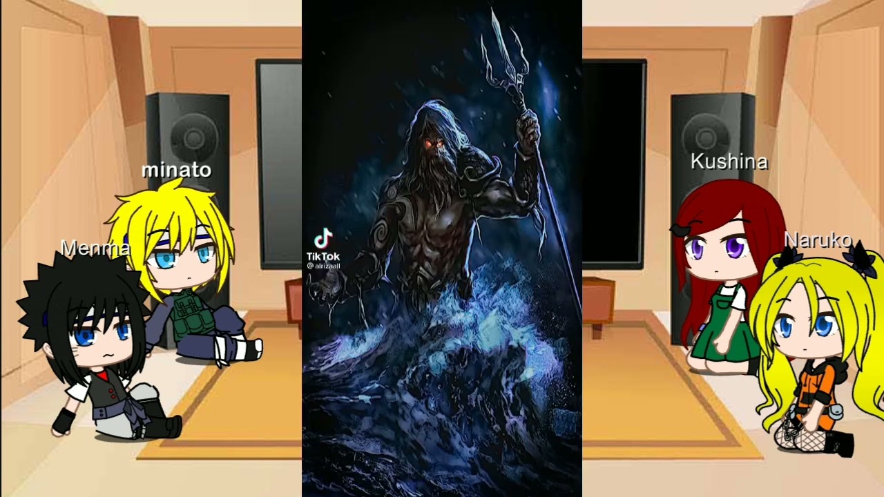 La familia de naruto reaccionan a naruto es Poseidon de shuumatsu no valkyrie