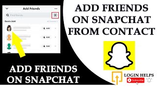 How to Add Friends on Snapchat App From Your Contacts? screenshot 1