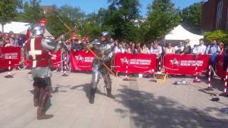 Medieval Poleaxe Combat Demonstration