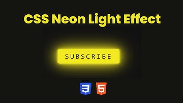 Neon Light Button Style using Pure CSS - Codingscape
