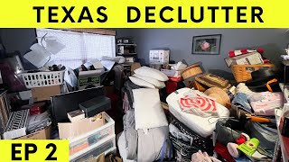 Depression Room Declutter | Extreme Decluttering \& Organizing My Parents’ House Ep 2