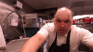 THE DISHWASHER MAN IS GOING TO COLLEGE DOING HOMEWORK AND WASHING DISHES WOW MINIMUM WAGE WORK #140