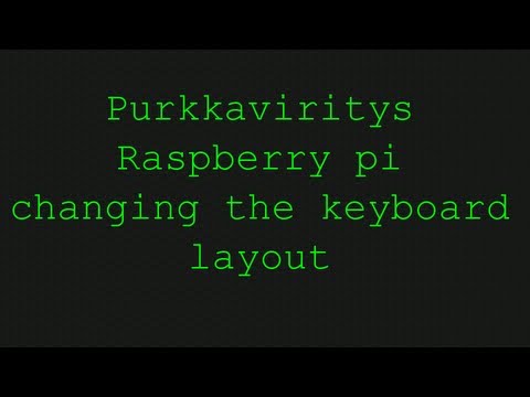 Raspberry pi changing the keyboard layout / input language.