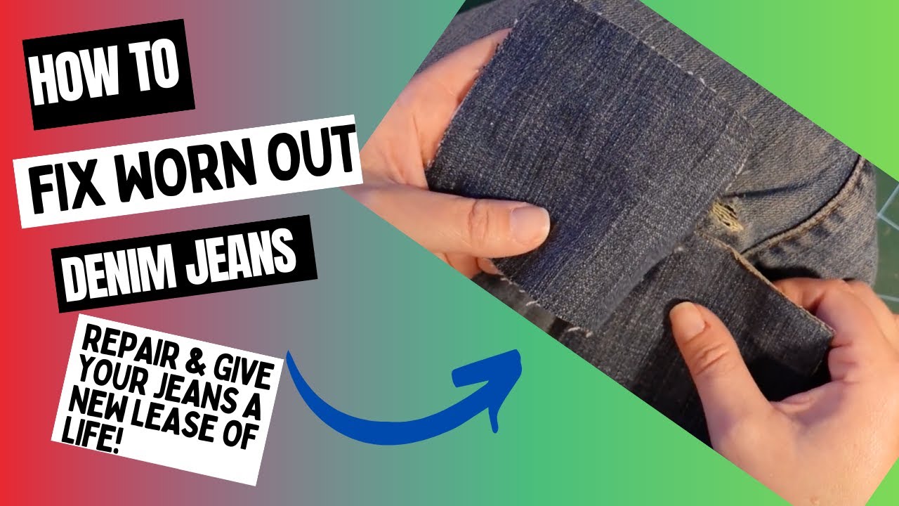 How do I repair inner thigh holes on jeans? : r/Visiblemending