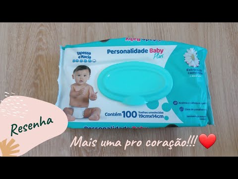 Novo Lenço Umedecido Personalidade Baby Plus!! ? -  Resenha