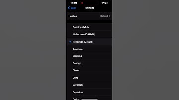 iPhone ringtone Reflection (iOS 11-16) vs. Reflection (iOS 17+)