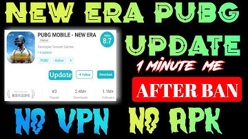 how to update pubg after ban | ERANGEL 2.0 | update pubg without vpn | Update pubg new era