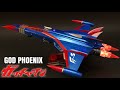 〈塗装＆LED発光篇〉【科学忍者隊ガッチャマン】 ゴッドフェニックス プラモデル GATCHAMAN GOD PHOENIX Plastic Models Battle Of The Planets