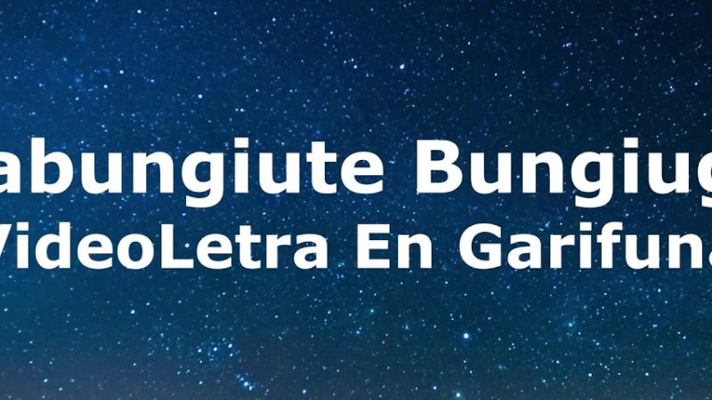 Habungiute Bungiugu [Videoletra En Garifuna] - Pastor Edwin "Herdie" Castillo